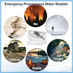 100Gallon Bathtub Bladder for Emergency Water Storage, BPA-Free Water Container for Disaster Preparedness, Hurricane Survival & Drinking Water-Food Grade Reusable Water Bag