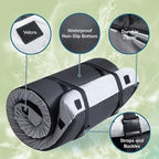 EGO Roll up Single Small Mattress Memory Foam CertiPUR-US Certified, Roll Up Floor Mattress Mat for Camping, Sleeping Pad, Portable with Travel Bag