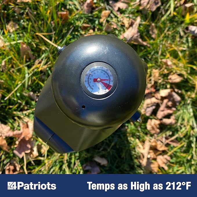 4Patriots Sun Kettle XL: Portable Solar Water Heater For Hunting & Emergencies - 33.8 oz Capacity