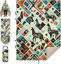 Camping Blanket, Puffy Blankets Lightweight Windproof Resistant for Outdoors,Hiking, Backpacking,Car,Picnic,Stadium