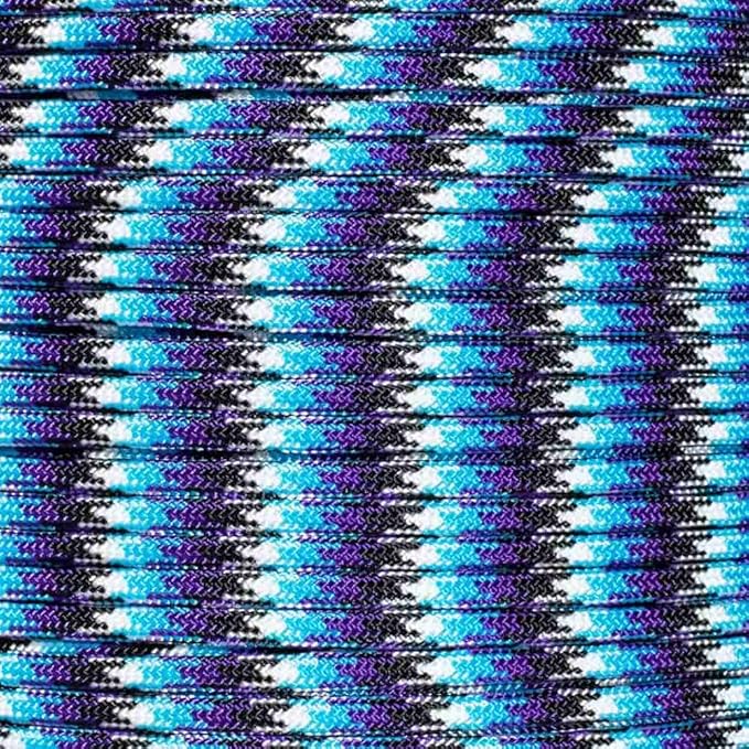 Paracord Planet 550 Paracord – 200+ Colors – Hanks from 10-100 Feet and Spools of 1000 Feet – Great Multi-Use Cord!
