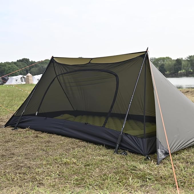 onewind Shelter Set Include Emergency Shelter, Inner Tent and Tent Footprint, Ripstop Silnylon with Silicone PU Coating Survival Shelter Tent for Camping, Hiking, Backpacking