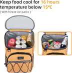 Backpack Cooler Backpack 26 Cans Insulated Leak Proof for Women Men Beach Camping Picnic Fishing Hiking Lunch Backpack Waterproof Cooler