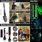 Survival First Aid Kit, 190 Pcs Survival Gear and Medical Supplies, Military IFAK EMT Molle Tactical Pouch for Outdoor, Camping, Hiking, Car, Vehicles and More