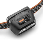 Bushnell Power+ 500L LED Headlamp - Flexible Power, Water Resistant, Rechargeable, Adjustable Band, Red Mode