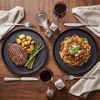 Maxdot 2 Pcs Small Cast Iron Griddle Pan 11.4 Inch Easter 4th of July Round Cast Iron Pizza Pan Camping Skillets Mini Carbon Steel Griddle for BBQ, Baking, Grilling, in the Oven, on the Stove or Grill