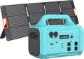 Solar Generator 1000W with Panel Included, 1024Wh Portable Power Station LiFePO4 (LFP) Battery with 120V AC Outlet for Outdoor Camping RV Travel Hiking Emergency Use Backup Power Supply
