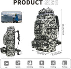 King'sGuard 100L Camping Hiking Backpack Molle Rucksack Military Camping Backpacking Daypack
