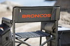 Picnic TIME NFL Unisex-Adult NFL Fusion Camping Chair with Side Table and Soft Cooler, Beach Chair for Adults, Lawn Chair