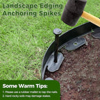 100 PCS Landscape Edging Stakes, Plastic 8-Inch Garden Anchoring Spikes, Spiral Nylon Spikes for Garden Lawn Yard Paver Edging, Weed Barriers, Artificial Turf, Tent Accessories, Grass Pathway