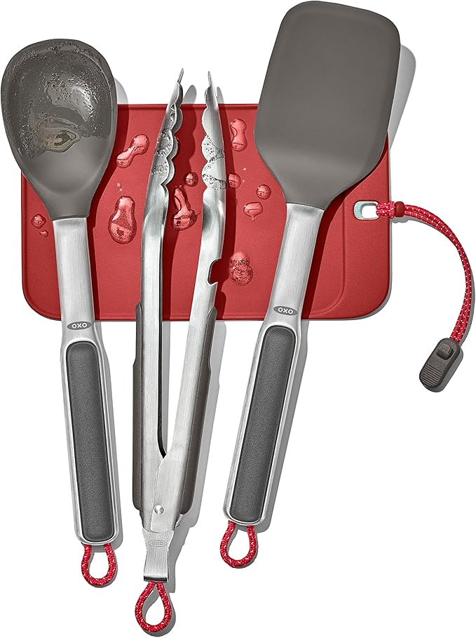 OXO Outdoor 4 -Piece Camp Stove Cooking Set