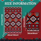 Boyiee Set of 6 Southwestern Kitchen Towels Boho Aztec Theme Dishtowel Native American Hand Tea Towels 24 x 16 Inches for Absorbent Kitchen Decor with Hanging Loop for Room Home Housewarming Gift