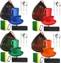 Scout Camping Mess Kit for Person Boy Scout Dishes Set Girl Scout Mess Kit with Mesh Bag Reusable Light Weight Eating Utensils Plastic Camping Cutlery Set for Travel Camp