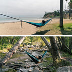 Suparpine I Hammock for Camping with Straps Included (Deep Blue, Single)