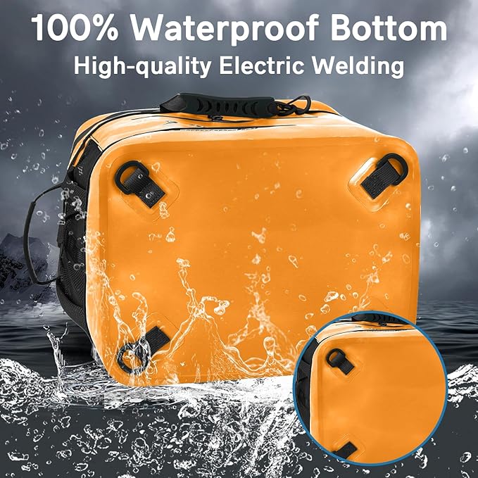 Waterproof PVC Material Paddleboard Cooler Deck Bag,40 cans Sup Deck Cooler Bag,Cooler Bag for Paddleboard,Lunch Box Cooler Insulated Bag,Camping Cooler Bag,Kayak Cooler Bag