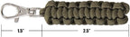 4 Pack Paracord Zipper Pulls for Backpacks, Tents, Trolley Cases, Traveling Cases, Jackets and Many Other Items That with Zippers