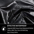 Pellet Grill Cover for Camp Chef DLX 24, SmokePro 24, PG24, SG24, Woodwind Pellet Grills, Heavy Duty Waterproof Outdoor Barbeque Grill Accessories