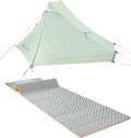Featherstone Backbone 1 Person Ultralight Tent for Backpacking & El Cordion Closed Cell Foam Sleeping Pad Bundle