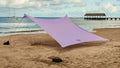 Neso Grande Portable Beach Tent Sun Shelter - Lightweight Beach Shade Canopy - Easy Setup for Family Outings - Patented Reinforced Corners - UPF 50+ Sun Protection - 7ft Tall, 9 x 9ft