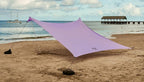 Neso Grande Portable Beach Tent Sun Shelter - Lightweight Beach Shade Canopy - Easy Setup for Family Outings - Patented Reinforced Corners - UPF 50+ Sun Protection - 7ft Tall, 9 x 9ft
