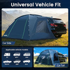 SUV Tent, Rectangle Car Tent for Family, Waterproof & Windproof for Car Camping, Large Camping Tents with Storage Bag, SUV, Van, Jeep
