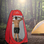 Your Choice Pop Up Privacy Shower Tent, 3.9 x 3.9 x 6.2FT Portable Camping Changing Room, Instant Setup Outdoor Shelter with Silver Coating, Vent Window & Carry Bag for Beach, Hiking & RV | Portable, for Camping, Beach, Hiking, with Carry Bag, Quick Setup