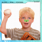 Frienda Professional Nose Stop Clips Plastic Foam Nosebleed Stopper Clips for Adults Accidental Emergency Condition Swimming(100 Pcs,Green,Standard Size)