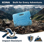 Kona Large Ice Pack for Coolers – 4 lb Reusable Refreezable Cooler Ice Pack, Long Lasting Blue Gel Pack for Camping, Travel, Lunch, Beach, Colder Than Ice -5°C