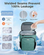 BAGLHER Lightweight Insulated Cooler Backpack - 30 Cans, Leak-Proof for Lunch, Picnic, Hiking, Camping Trips