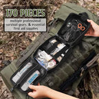 170 PCS Survival Kits, Survival First Aid Kit with Essential Survival Gear Emergency Medical Supplies for Hiking Camping Backpacking Outdoor Adventure, Gifts for Him Dad Men Christmas