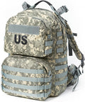 Akmax MOLLE II Medium Rucksack Military Tactical Backpack with Detachable Side Pouches & Upgraded Frame for Enhanced Comfort