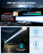 Portable Power Station 300W, 296Wh Solar Generator with 100W USB-C In/Output, Night Light & LED Flashlight, Compact Camping Battery with Strap for Outdoor CPAP Home Backup Emergency