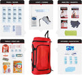 Children’s 72 Hour Emergency Survival Kit with Rolling Bag, Food, Water, First Aid, Warmth and Comfort Supplies, Kid Friendly Disaster Preparedness Go Bag for Safety at Home, School or Travel