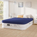 YITAHOME Queen Size Air Mattress with Fitted Sheet, Elevated Inflatable Bed with High-Speed Pump, Carry Bag and Repair Tools for Home, Travel, and Camping - 80''L x 60''W x 18''H