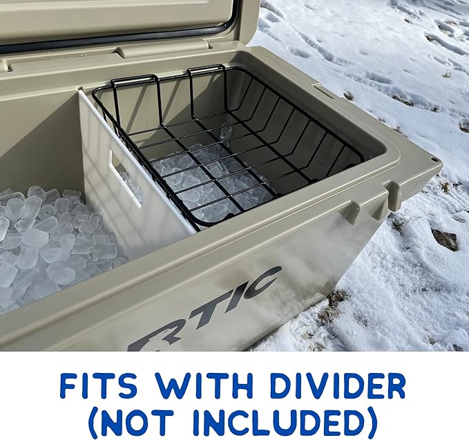 Cooler Basket for RTIC 65 Qt - Compatible with Dividers and other RTIC Cooler Accessories