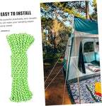 Mipcase 1roll Outdoor Camping Tent Tie Ropes Reflective Windproof Ropes for Lanterns Clothing and Gear Storage Lightweight and for Hiking and Backpacking