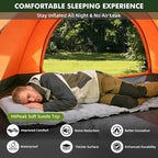 HiiPeak Camping Sleeping Pad, Ultralight Camping Mat with Pillow, Built-in Foot Pump Inflatable Sleeping Pads Compact for Camping Backpacking Hiking Traveling Tent
