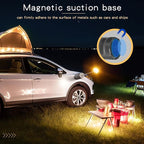 Camping Lights Rechargeable, Detachable Camping Lantern with Stand, Telescopic Waterproof Camp Lamp, Magnetic Work Hanging Light, LED Tent Flashlights for Emergency (Slate Gray Pro)