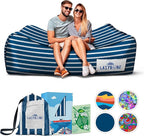 Chillbo Lazybone Inflatable Lounger - Ultimate Inflatable Couch for Maximum Chill - The Perfect Blow Up Couch for Music Festivals Or Lounger for Camping