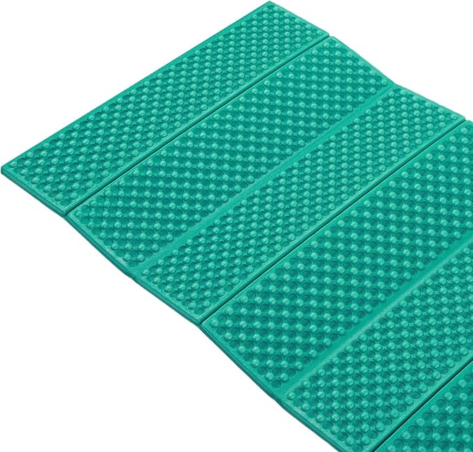 Double Egg Crate Sleeping Pad Egg Crate Sleeping PadSponge Sleep Mat, Foldable Thickened Foam Sleep Mat Camping Sleeping Padfor Outdoor Camping 186x57CMFoam Pads