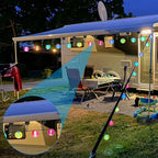 BBTO 24 Pairs Camping Awning Hooks RV Awning Accessory Hangers S Shaped Hooks Set RV Party Light Hangers for Christmas Party Camping Tent Indoor and Outdoor Supplies