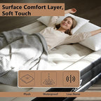 air Mattress, 18-inch Thickened Twin air Mattress, Suitable for Home use, Camping and Travel, Features Quick Inflation and deflation to Save You time
