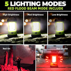Camping Lantern 3000LM, LED Lanterns for Power Outages with 4400mAh Phone Charger, Impact-Resistant Rechargeable Lantern, 5 Light Modes Waterproof Lantern for Hurricane Emergency(Pale Green)
