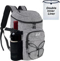 WOLT Cooler Backpack,24 Cans Insulated Backpack Cooler Leakproof,Lightweight Soft Cooler Bag,Camping Cooler,Large Capacity Beach Cooler,Waterproof Travel Cooler Lunch Backpack for Hiking