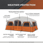 CORE Tent for Family Camping | 10 Person / 11 Person / 12 Person Large Multi Room Cabin Tents for Car Camping & Outdoor Adventures
