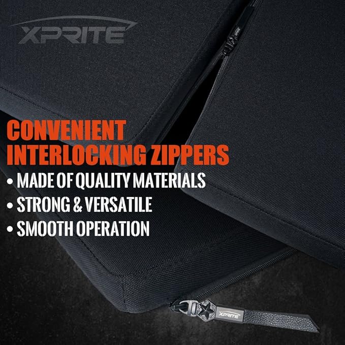 Xprite Black Mattress Sleeping Camping Bed Pad Platform, NitePad Sand Premium 1.6-inch Thick Portable Trunk Cushion Compatible with 2018-2026 Jeep Wrangler JL