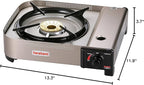 Iwatani 35FW Single-Burner Butane Portable Cooktop Indoor & Outdoor Cooking Stove Medium