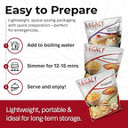 Legacy Food Storage 12 Serving Emergency Food Supply Box, Shelf Stable Breakfast Lunch & Dinner, 5,080 Total Calories, Freeze Dried Survival Meals for MRE Camping, Hiking, Prepping