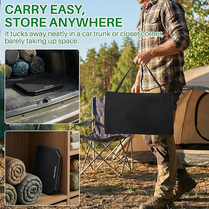 TOPCHANCES Folding Camping Table Outdoor,Ultralight Aluminum Camping Tables Multifunctional Portable Folding Table with Carrying Bag for Holiday Festival Camping Travel Picnic Grilling