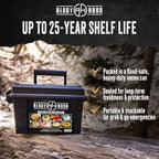 Ready Hour 1-Week Food Supply Ammo Can (58 Servings), Emergency Storage Rations, Prepper Kit, Survival Food, Freeze-Dried, 25-Year Shelf Life, Flood-Safe Container